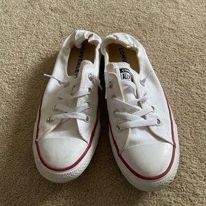 White slip on converse